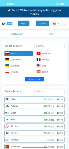 Game screenshot Receive SMS Online - GetSMS hack