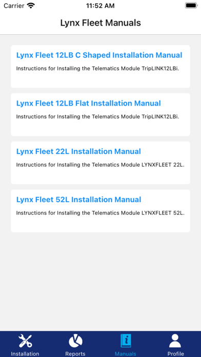 LYNX Fleet Install Screenshot