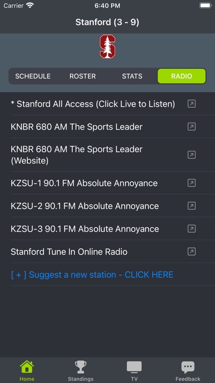 The Tree Football Schedules screenshot-3