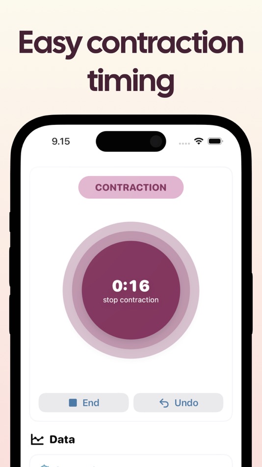 #2. Contraction Timer Counter (iOS) 由: BORNLY ApS