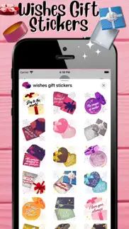 wishes gift stickers iphone screenshot 3