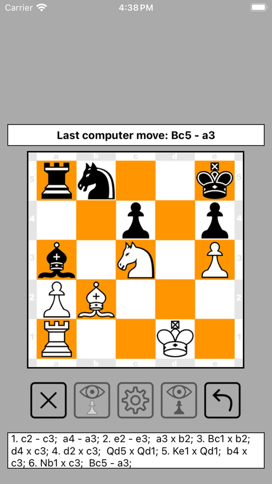 Blindfold Chess 5x5 - 5.0 - (iOS)