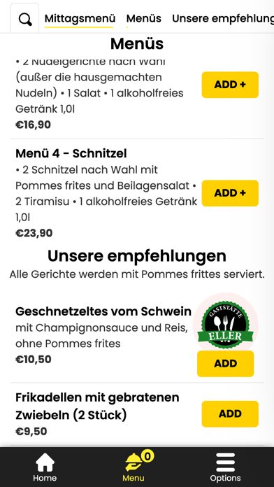Gaststätte Eller Screenshot