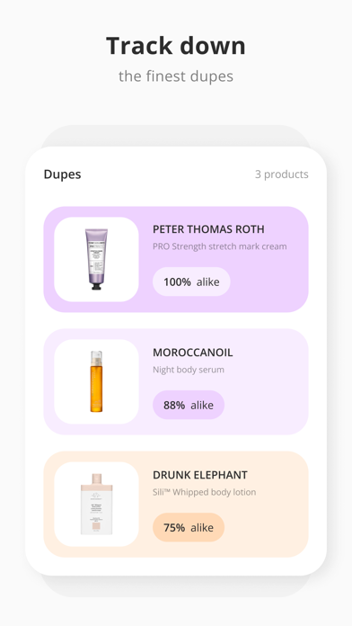 Ama Care - cosmetic scanner Screenshot