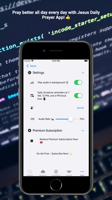 Jesus Daily Prayer App Screenshot