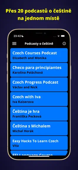 Game screenshot Learn Czech with Podcasts apk