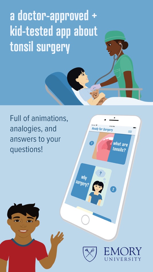 #1. Ready for Tonsillectomy (iOS) 由: Emory University
