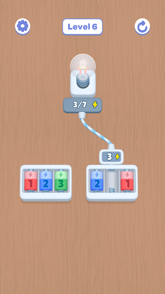 #2. Battery Sort! (iOS) 由: Ozan Kasikci