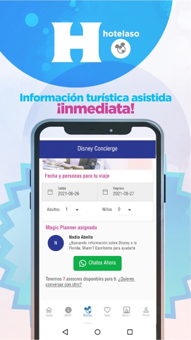 Disney Concierge - Hotelaso Screenshot
