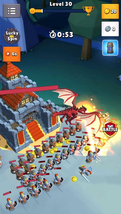 Hero Dragon Battle : War Games Screenshot