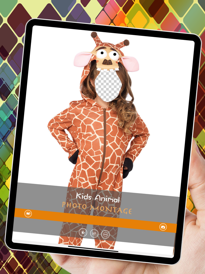 Kids Animal Photo Montage