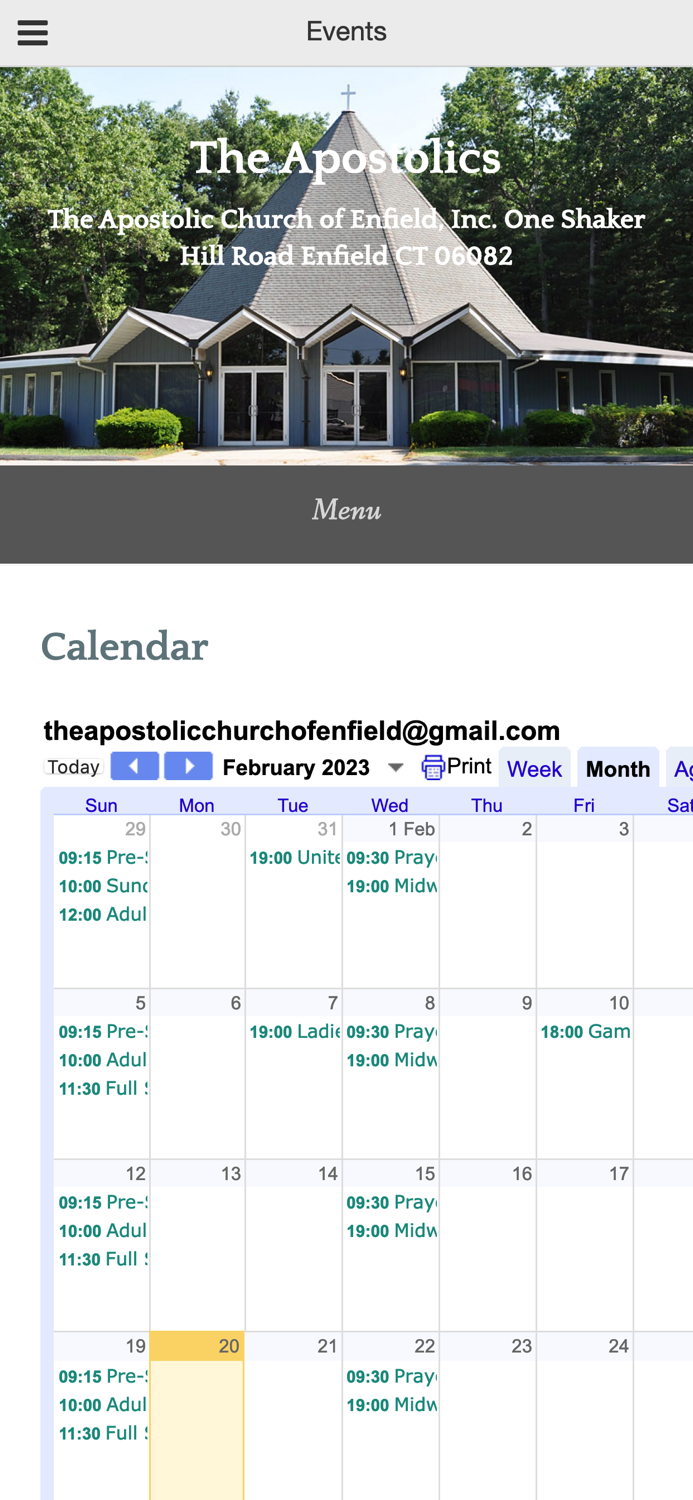 Apostolic Church of Enfield