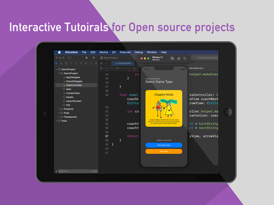 xcode and swift tutorials iPad screenshot 4 - Education app