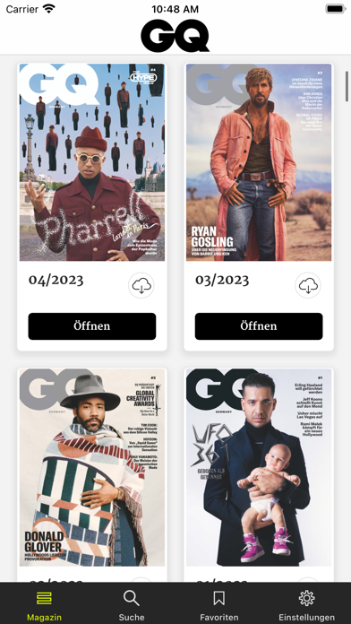 GQ Magazin (D) Screenshot