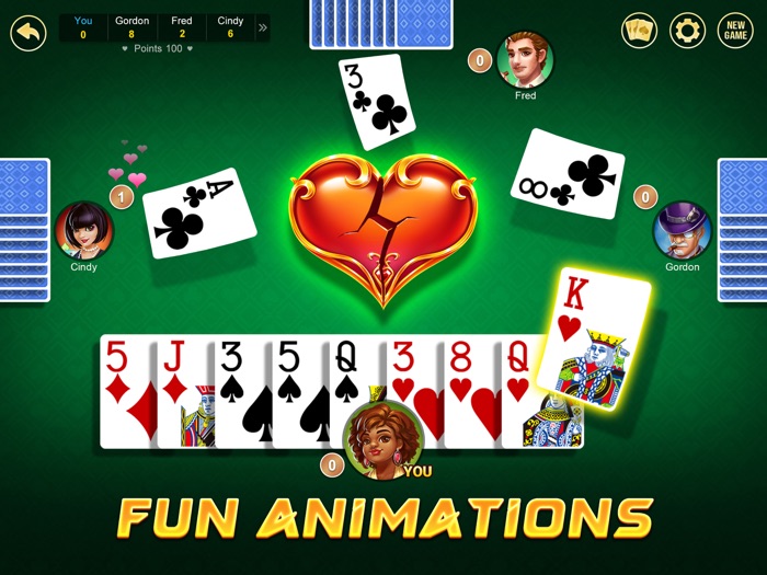 Hearts Classic Card Game