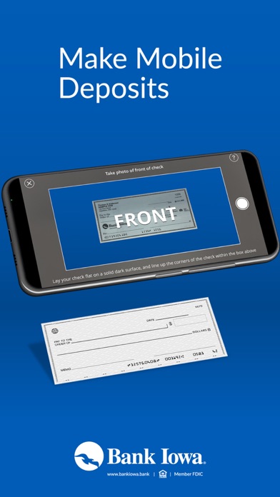 Bank Iowa Mobile Banking Screenshot