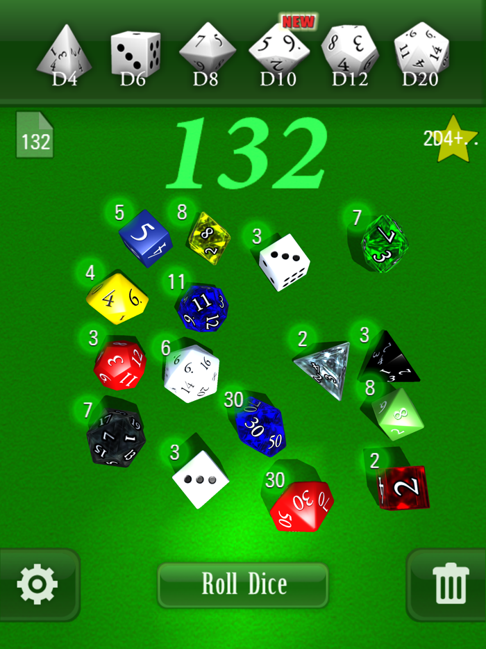 MotionDiceTabletop RPG dice