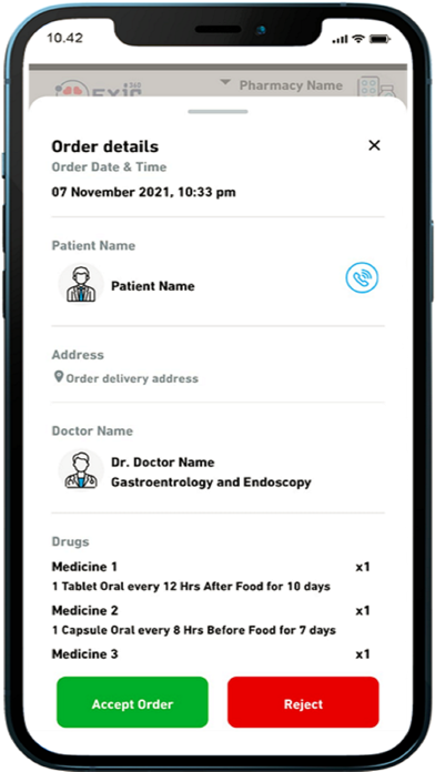 EXIR360 Pharmacy Screenshot