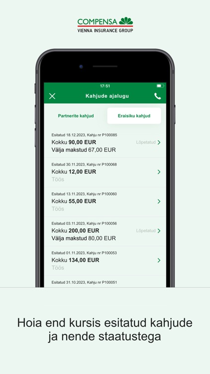Compensa Elukindlustus screenshot-3