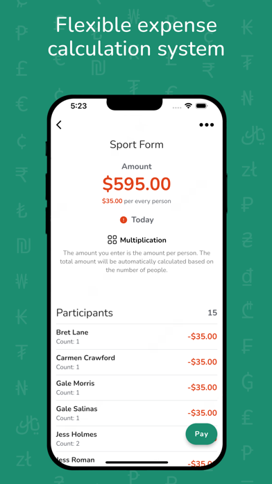 GroupWallet Screenshot