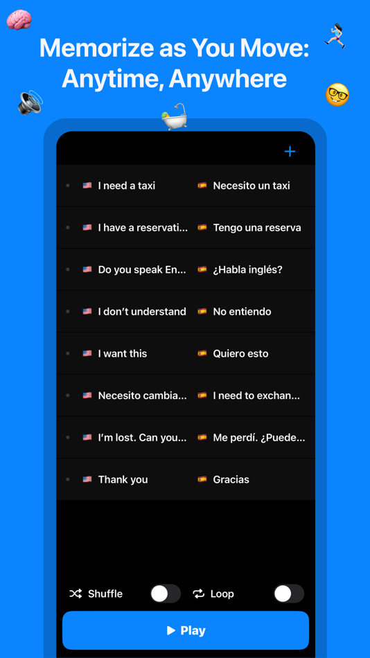 #1. MemTalk - Audio Flashcards (iOS) Podle: Plato Design, Inc.