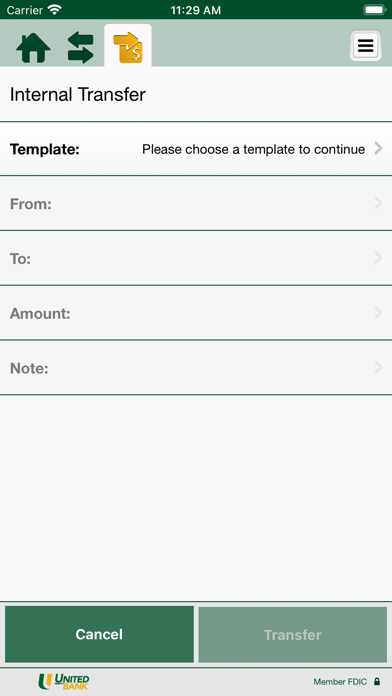 United Fidelity Bank Business Screenshot