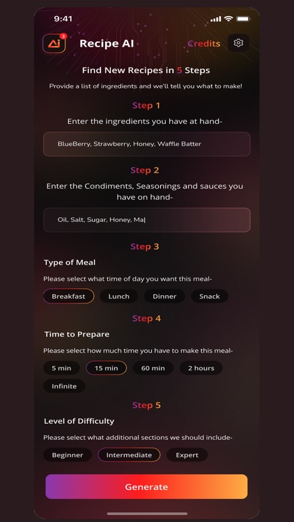 Recipe Ai - Recipe Generator