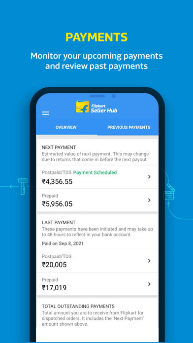Flipkart Seller Hub Screenshot