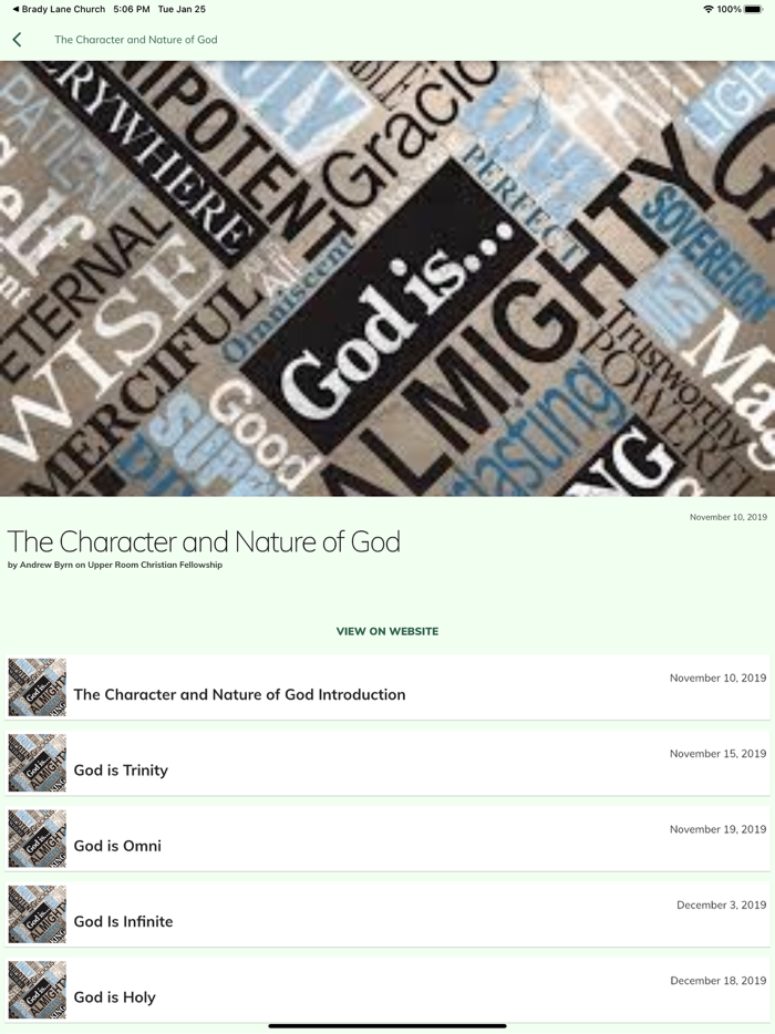 UpperRoom Christian Fellowship