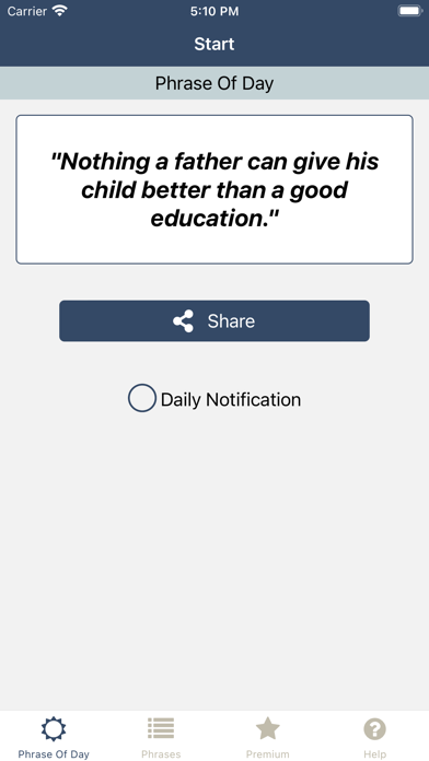 Phrases for Father Screenshot