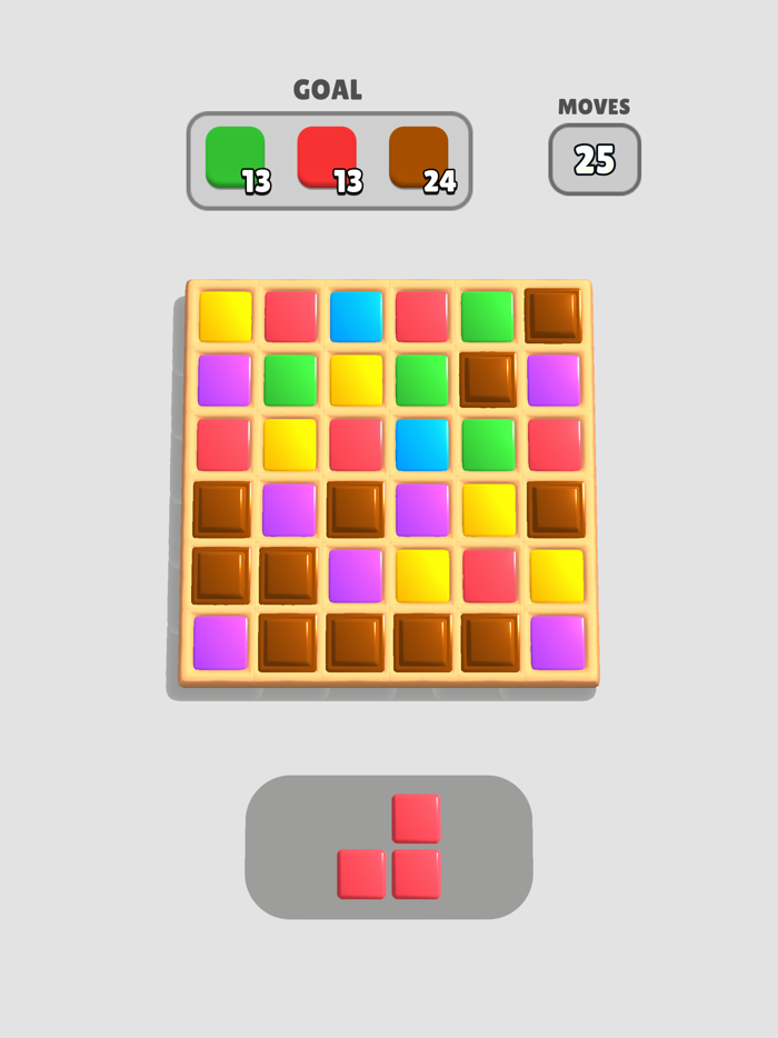 Cake Waffle Match 3D