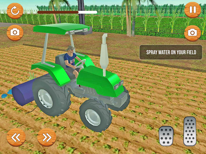 Grow Farming Tractor Games 3D