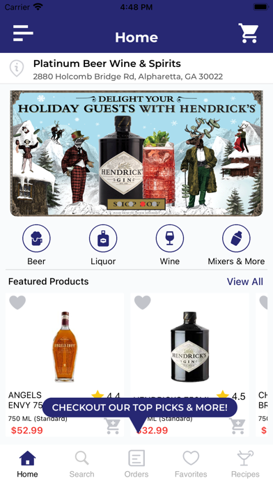Platinum Bottle Shoppe Screenshot