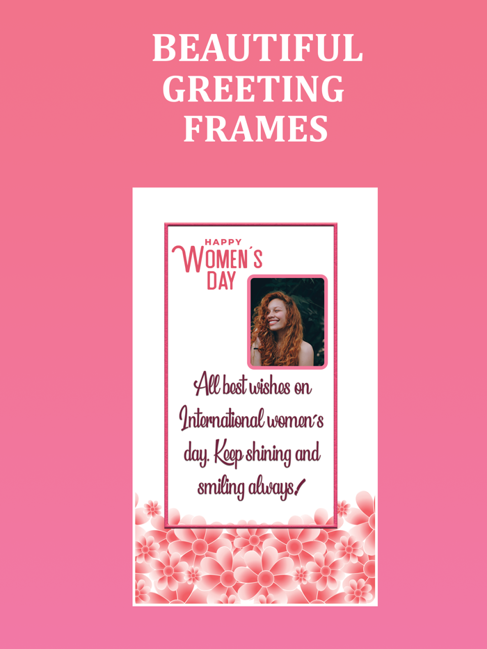 Womens Day Frames and Greetings
