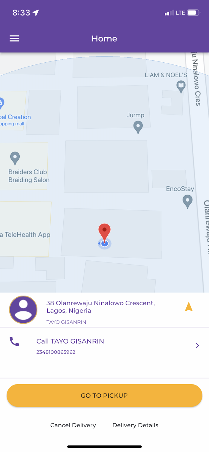 Velocity Dispatch Rider App
