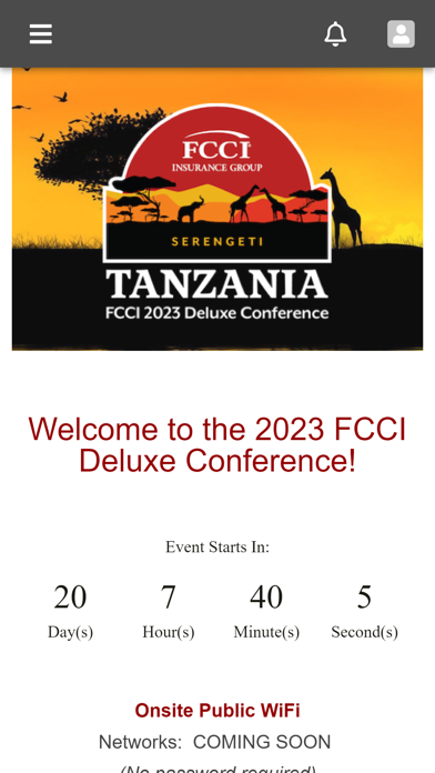 2023 FCCI Deluxe Conference Screenshot