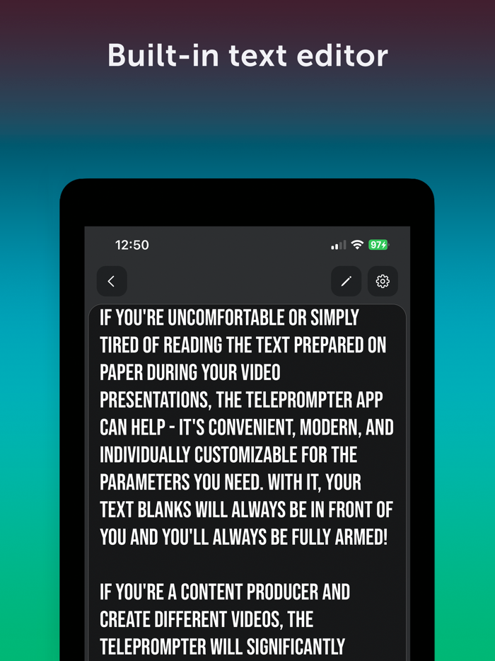 Teleprompter Automatic
