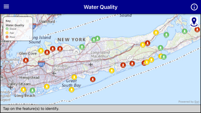 LI Beach Water Quality Screenshot
