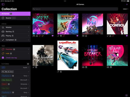 Screenshot #6 pour Inventory: Game Collection