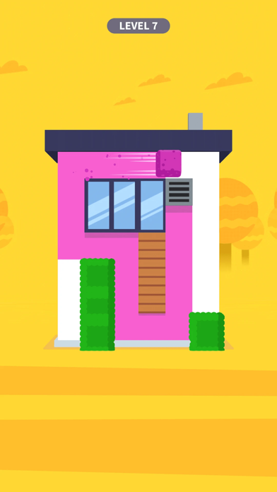 Relaxing House Painting Game Screenshot