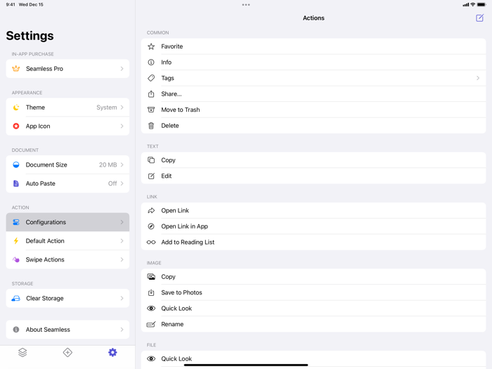 Seamless - Sync links and images