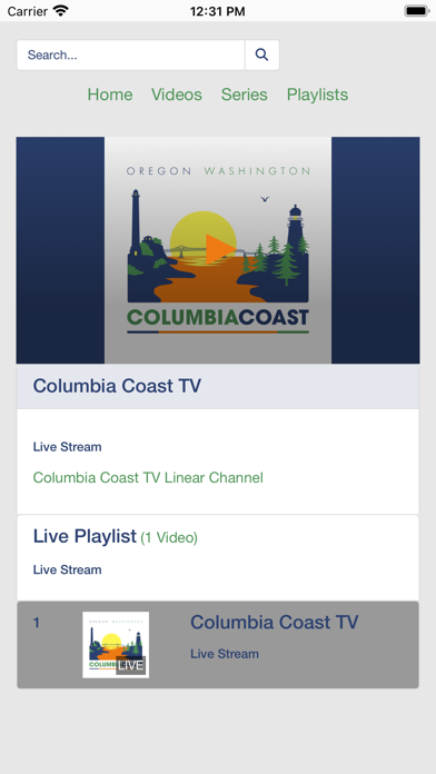 Columbia Coast TV Screenshot