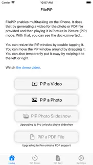 filepip: pdf, timer, photos … iphone screenshot 1