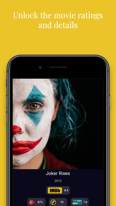 SnapFlix: Scan for Film Rating Screenshot