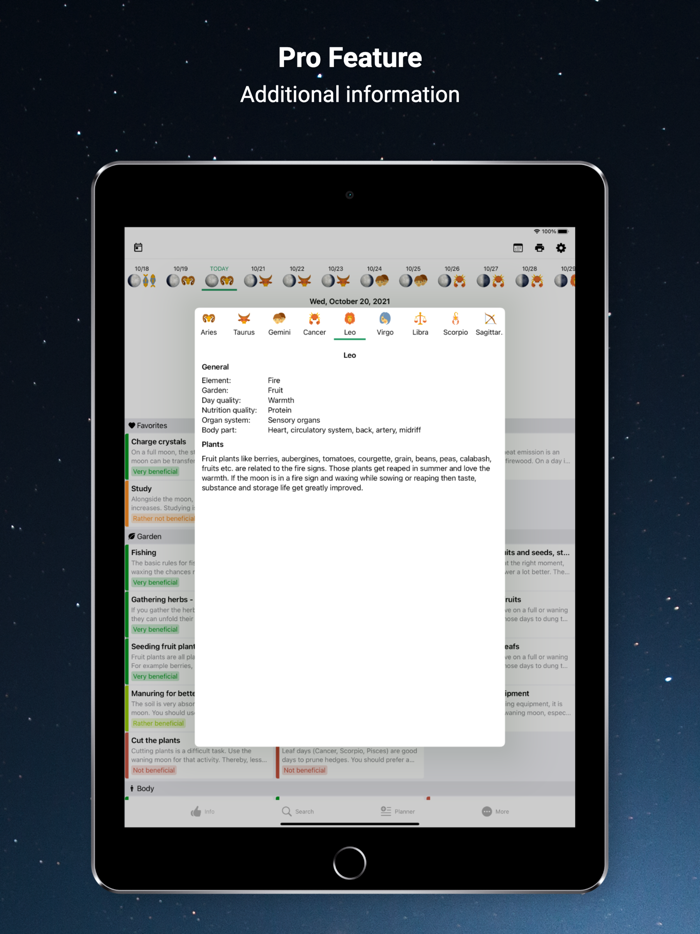 Moon Calendar - Moony