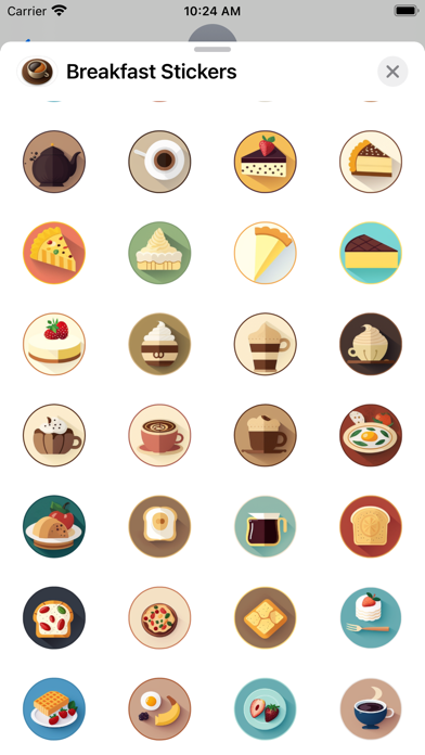 Screenshot #2 pour Daily Breakfast Stickers
