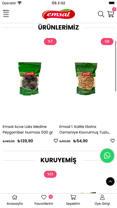 Emsal Kuruyemiş Screenshot