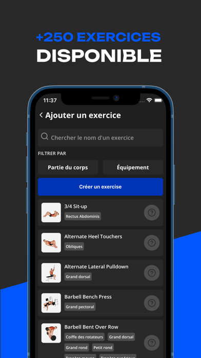 Gymix - Journal de musculation Screenshot