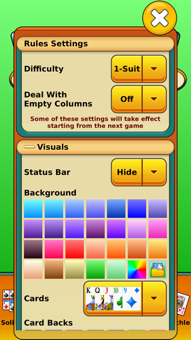 Spider Solitaire ~ Card Game Screenshot