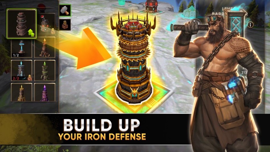 #3. Clash of Beasts: Tower Defense (iOS) โดย: Ubisoft